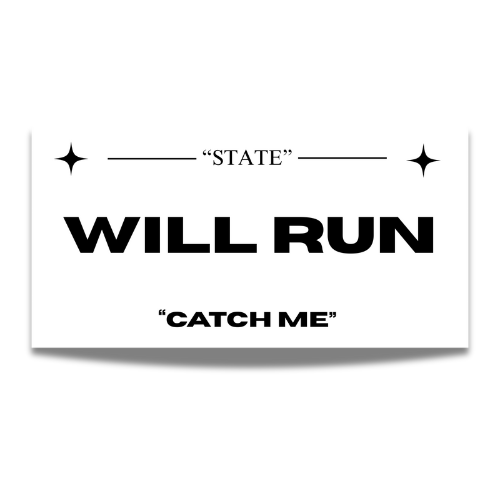 "Will Run" PL8 Cover